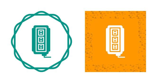 icono de vector de enchufe