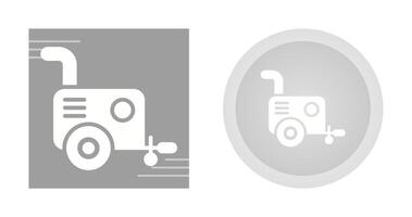 Portable air compressor Vector Icon