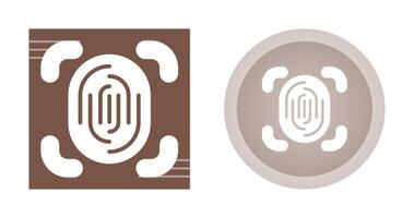 Fingerprint Scanner Vector Icon