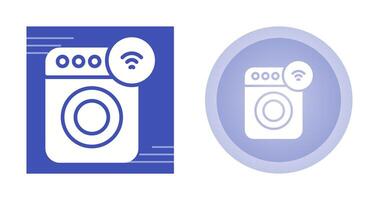 Smart Washing Machine Vector Icon