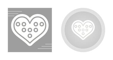 Chocolates in heart Box Vector Icon
