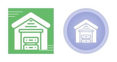 Data Warehouse Vector Icon