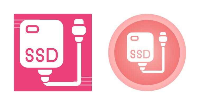 External SSD Vector Icon