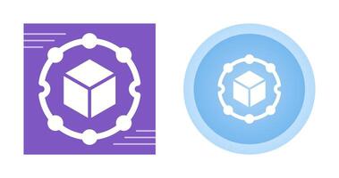 Blockchain Analytics Vector Icon