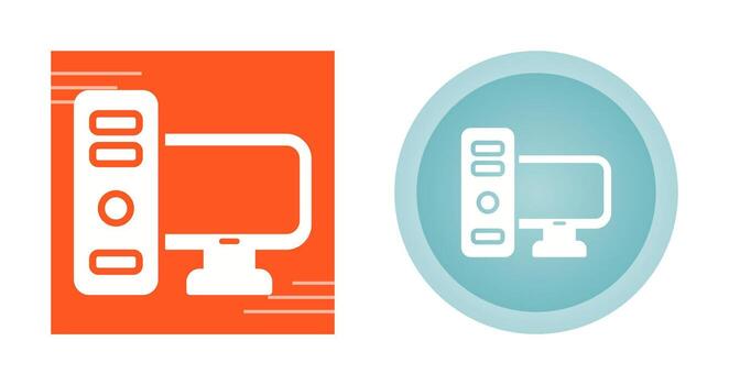 Computer Vector Icon