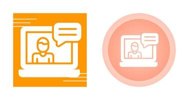 Web Conference Vector Icon