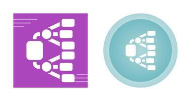 Network Diagram Vector Icon