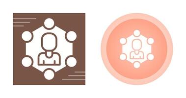 Network Segmentation Vector Icon