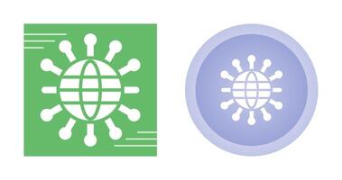 Network Topology Vector Icon