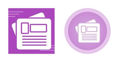 Newspaper Vector Icon