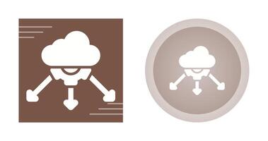 Network Load Balancing Vector Icon