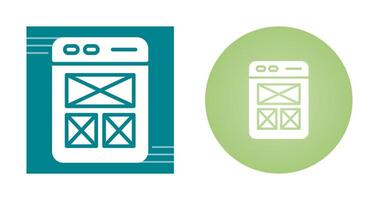 Wireframing Vector Icon