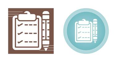 Writing pad Vector Icon