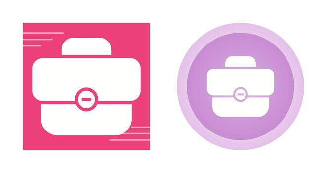 icono de vector de maletín