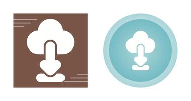 Cloud Download Vector Icon