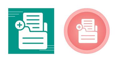 Document Add Vector Icon