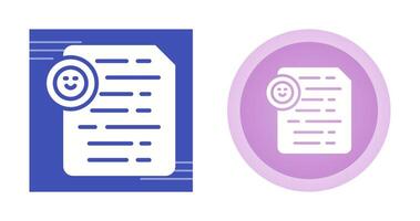 Document Insert Emoji Vector Icon