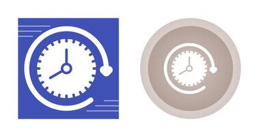 Clock with arrow Vector Icon