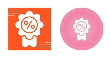 Badge Percent Vector Icon