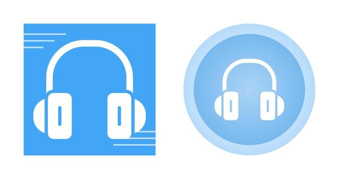 icono de vector de auriculares