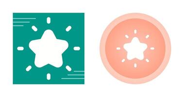 Shining star Vector Icon