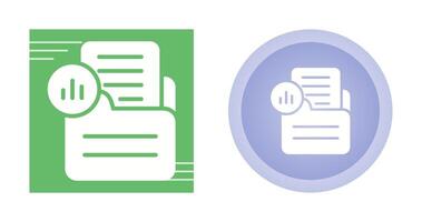 Document Analytics Vector Icon