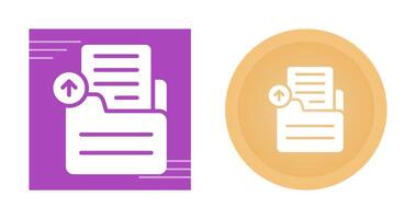Document Upload Vector Icon