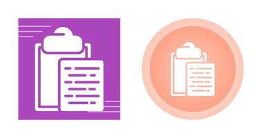 Document Paste Vector Icon