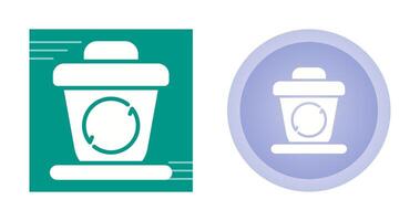 Recycling bin Vector Icon