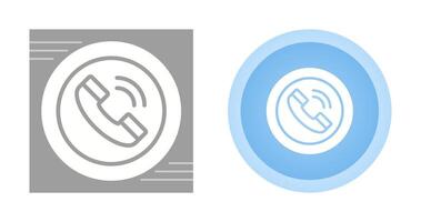 Circle Phone Vector Icon