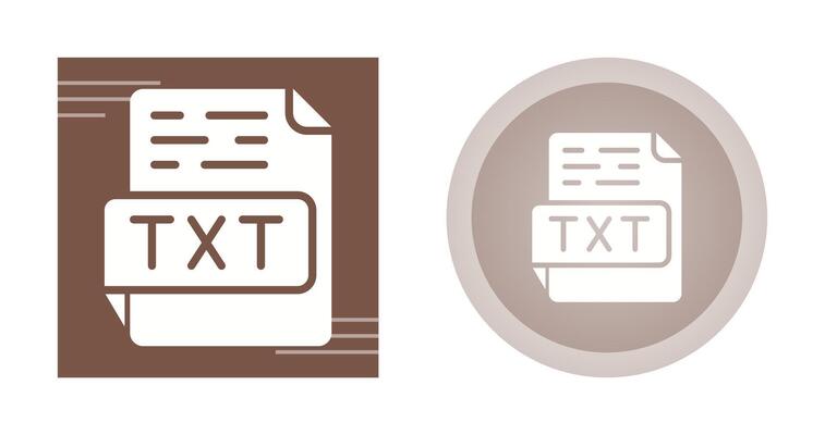 TXT Vector Icon