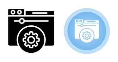 Hosting Control Panel Vector Icon