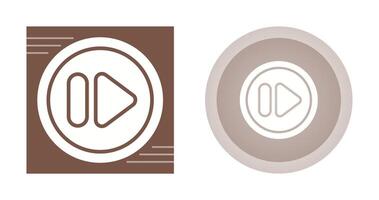 Fast Forward Button Vector Icon