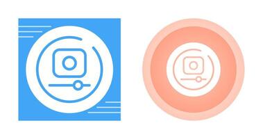 Video Record Circle Vector Icon