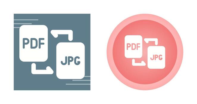 documento conversión vector icono