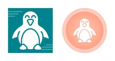 icono de vector de pingüino