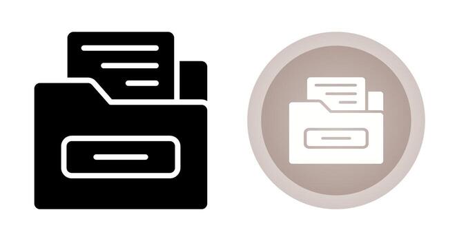 File Folder Vector Icon