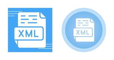 icono de vector xml