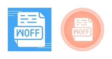 WOFF Vector Icon