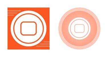 Stop Button Vector Icon