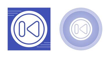 Previous Track Button Vector Icon