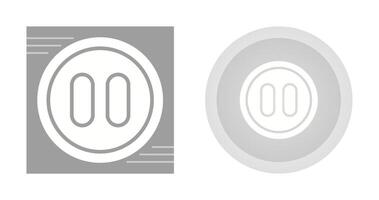 Pause Button Vector Icon