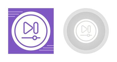 Video Next Track Button Vector Icon