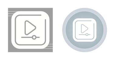 Video Play Square Vector Icon