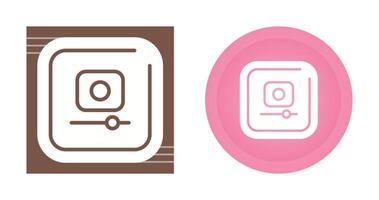 Video Record Square Vector Icon