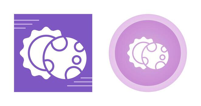 icono de vector de eclipse