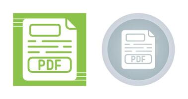 icono de vector de pdf