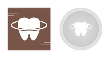 icono de vector de dientes