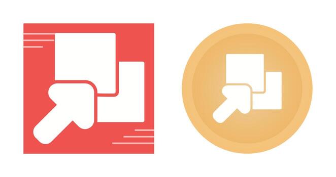 superposición vector icono