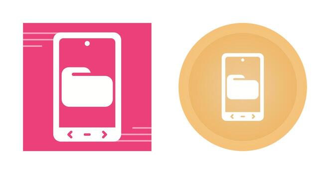 icono de vector de carpeta